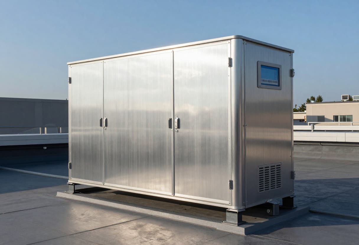 Technician supporting whole-home generator setup